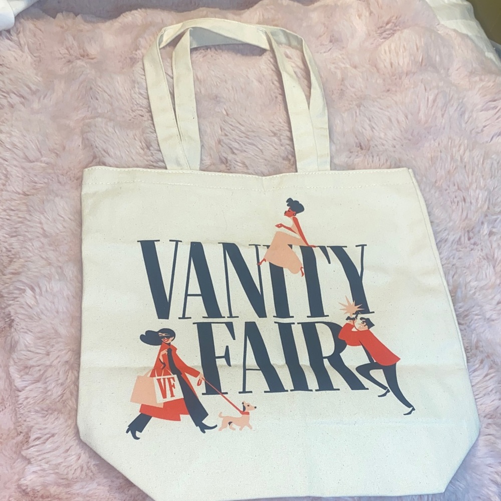 Vanity Fair Graphic Cream Tote